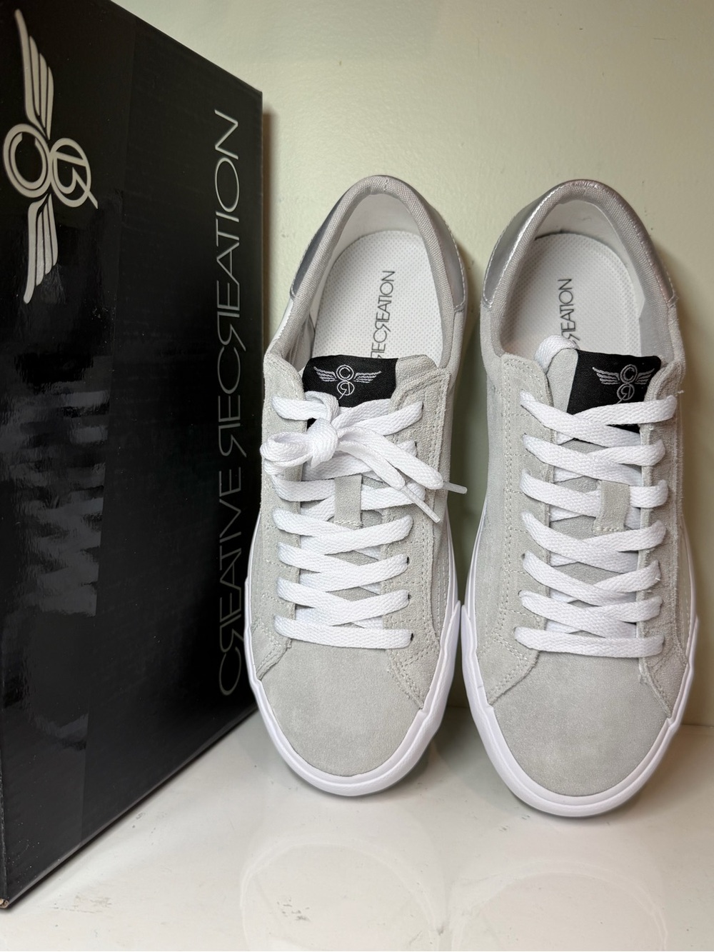 Creative Recreation - Size 8 - Women's Grey Suede Fashion Sneakers New
